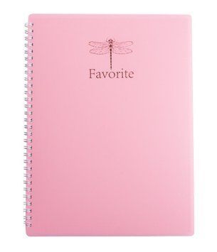 Записна книга блокнот Buromax FAVOURITE PASTEL пластикова обкладинка 80 аркушів А4 клітина рожевий BM.24452154-10 фото