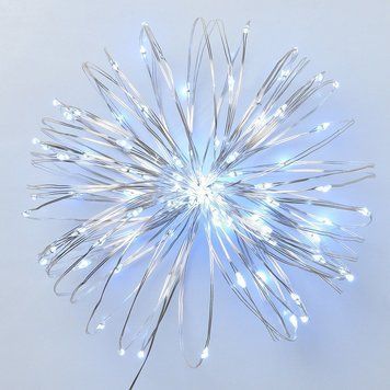 Електрогірлянда Нитка на мідному дроті YES! Fun 10 м 100 LED холодна біла статична, USB (975036) 975036 фото