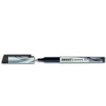 Маркер для дисків CD/DVD Granit 0.7 мм чорний (gr.M857.Black) gr.M857.Black фото