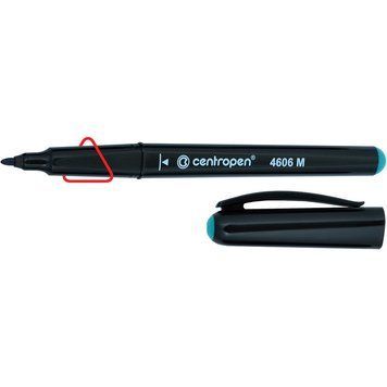 Маркер для дисків CD/DVD Liner Centropen ergoline 1 мм зелений 4606/04 4606/04 фото