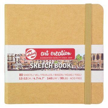Блокнот для графіки Royal Talens Art Creation 12х12 см 140г/м2 80 арк. Kraft (8712079467166) 8712079467166 фото