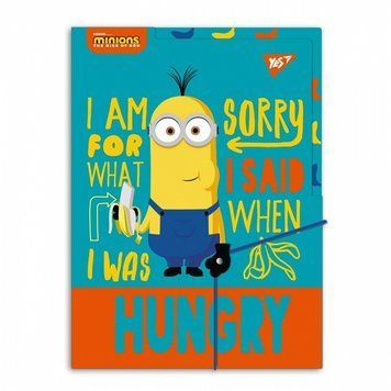 Папка на гумці з роздільниками YES Minions A4 (492101) 492101 фото
