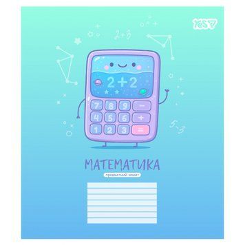 Предметний зошит YES Funny school Математика 24 аркуші клітинка (768548) 768548 фото