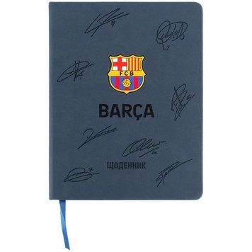 Щоденник шкільний Kite FC Barcelona тверда обкладинка (BC26-264) BC26-264 фото