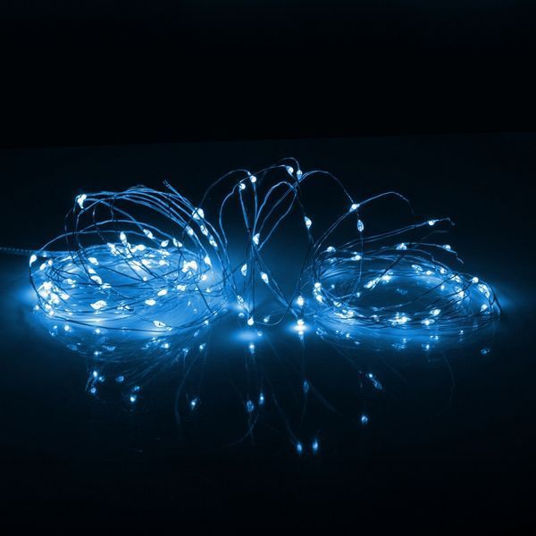 Електрогірлянда Нитка на мідному дроті YES! Fun 10 м 100 LED холодна біла статична, USB (975036) 975036 фото