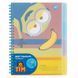 Записна книга блокнот YES Minions А5 80 аркушів софт-тач пласт. обкладинка подвійна cпіраль (765739) 765739 фото 1