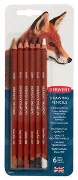 Набір олівців для рисунку, Drawing, 6 шт., в блістері, Derwent 5028252111164 фото