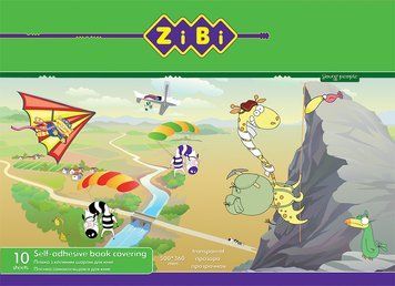 Плівка клейка для книг 500х360мм 10л. кульок ZB.4791 фото