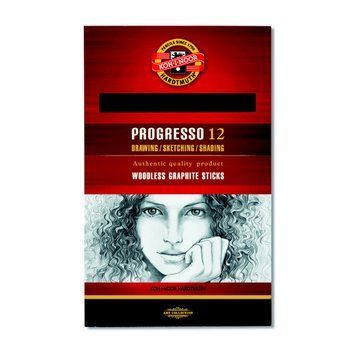 Олівець графітний Koh-i-noor HB Progresso бездревесный 8911 HB 8911 HB фото