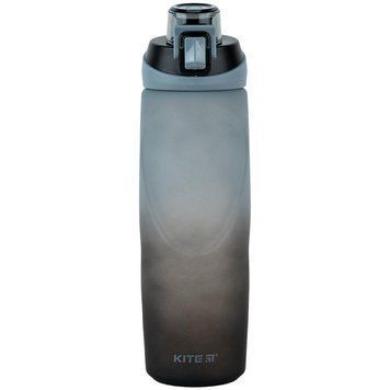 Пляшечка для води Kite 600 мл сіро-чорна (K24-1200-1) K24-1200-1 фото