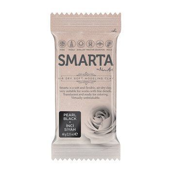 Пластика самозастигаюча Smarta чорна перламутрова 60 г (8682923974594) 8682923974594 фото