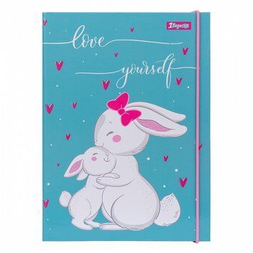 Папка для зошитів картонна 1 Вересня Bunny B5 (491834) 491834 фото