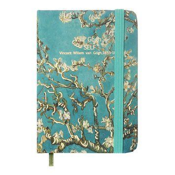 Блокнот на гумці Buromax Almond Branches А7 80 арк. клітинка (BM.257101-06) BM.257101-06 фото