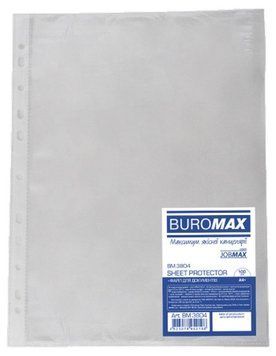 Файл для документів Buromax JOBMAX 100 шт. А4+ (BM.3804) BM.3804 фото