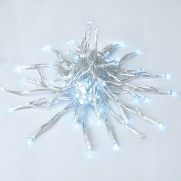 Електрогірлянда Нитка YES! Fun 4,9 м 70 LED, холодна біла, мерехтіння, USB (975063) 975063 фото