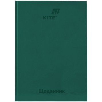 Щоденник шкільний Kite тверда обкладинка зелений (K26-262-13) K26-262-13 фото