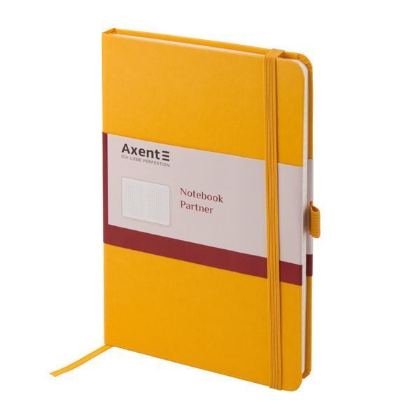 Нотатник Axent 125x195 мм 96 л карта, жовтий Partner 8201-08-a 8201-08-a фото