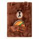 Записна книга блокнот пухнастий YES Line Friends Brown А6 80 аркушів лінія пухнастий (151745) 151745 фото 2