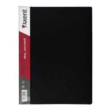 Папка з файлами Axent А4 дисплей-книга 10 файлів чорна 1010-01-А 1010-01-A фото