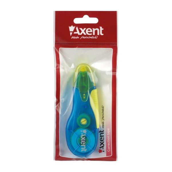 Коректор стрічковий Axent 5ммХ5м синьо-жовтий 7006-01-A 7006-01-A фото