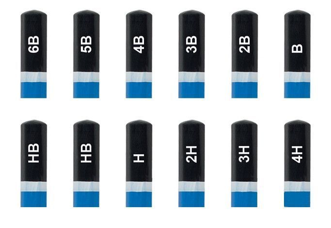 Олівці графітові Buromax PROFESSIONAL креслярні 12шт (BM.8565) BM.8565 фото
