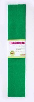 Папір гофрований зелений 110% (50смХ200см) (701543) 701543 фото