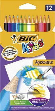 Олівці кольорові Bic Evolution Aquacouleur 12шт (bc8575614) bc8575614 фото
