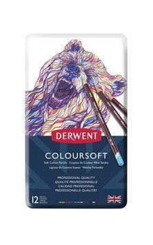 Олівці кольорові Derwent Coloursoft 12шт в метал.пеналі (5028252188920) 5028252188920 фото