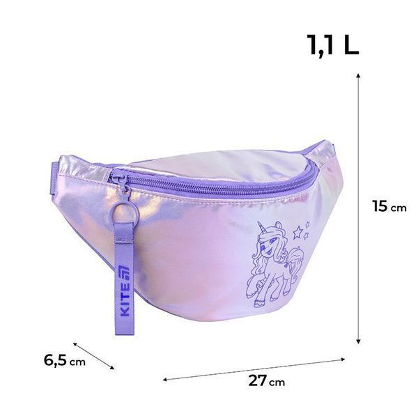 Сумка-бананка дитяча Kite My Little Pony 27х15х6,5 см (LP25-2577-2) LP25-2577-2 фото