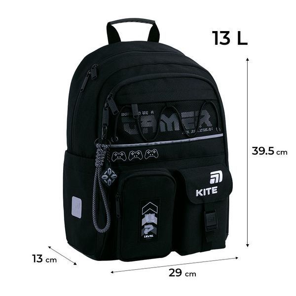 Рюкзак шкільний з ортопедичною спинкою Kite Education Gamer (K26-584M-5) K26-584M-5 фото