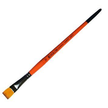 Синтетика плоска, Carrot 1097F №12 к. р кисть Колос 4823064901412 фото
