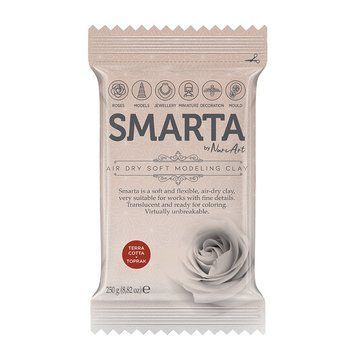 Пластика самозастигаюча Smarta теракота 250 г (8682923974297) 8682923974297 фото