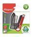 Степлер пластиковий компактний Maped GREENLOGIC MINI 15 аркушів, скоби №24,6, 26,6 асорті (MP.353010) MP.353010 фото 1