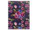 Записна книга блокнот А6 Buromax FLORA 64л. клітка темно-синій тверда обл. (BM.24614102-03) BM.24614102-03 фото 1