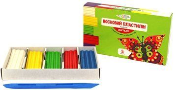 Пластилін "Craft and Joy", 5 кол., 60 м зі стеком, Гамма 4820072539170 фото