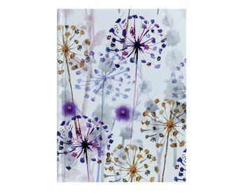 Записна книга блокнот А6 Buromax FLORA 64л. клітка фіолетовий тверда обл. (BM.24614102-07) BM.24614102-07 фото
