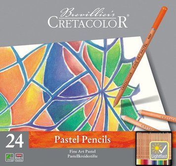 Набор пастельных карандашей Fine Art Pastel 24шт. мет упаковка Cretacolor 9002592470248 фото