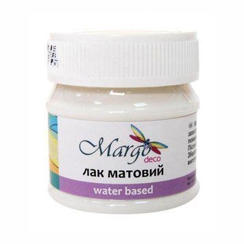 Лак матовий, на водній основі Matte 50 мл Margo 5997412752496 фото