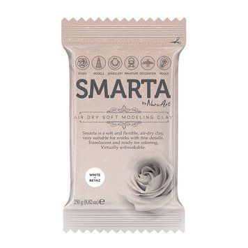 Пластика самозастигаюча Smarta біла 250 г (8682923974310) 8682923974310 фото