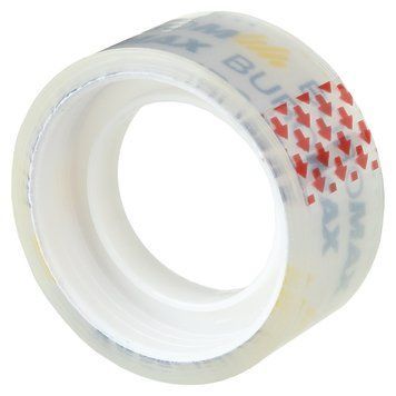 Клейка стрічка канцелярська Buromax 18 мм х 10 м 8штук (BM.7152-01) BM.7152-01 фото