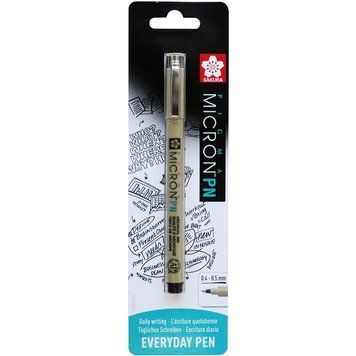 Ручка PIGMA MICRON Чорний PN (лінія 0.4-0.5 мм), в блістері, Sakura 8712079441609 фото