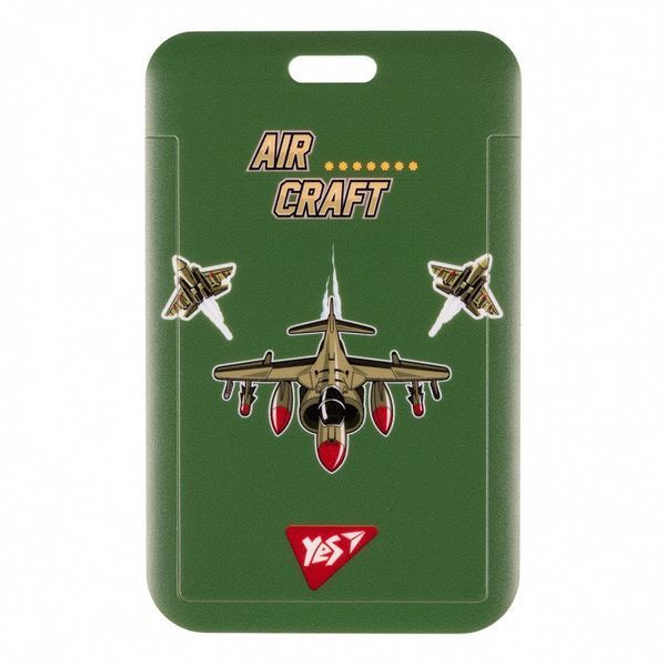 Бейдж вертикальний Yes Military 70x110 мм слайдер (940318) 940318 фото