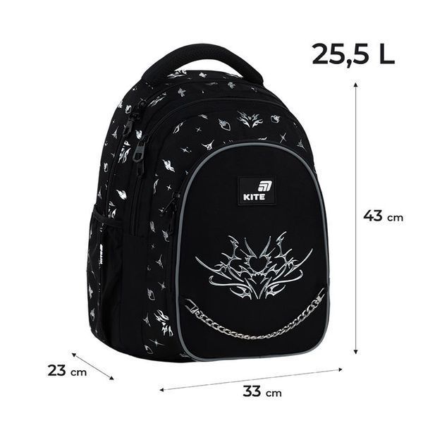 Рюкзак шкільний Kite Education Teens Gothic Elegance (K26-8001L) K26-8001L фото