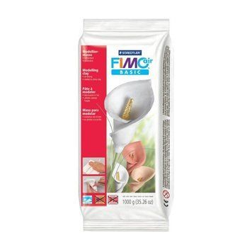 Пластика самозастигаюча, біла, Fimo Air 1 кг 4006608806668 фото