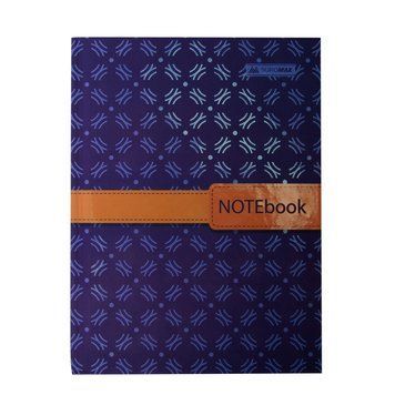 Записна книга блокнот А5 Buromax INSOLITO 96арк. клітка синій тверда обл. (BM.24511102-02) BM.24511102-02 фото