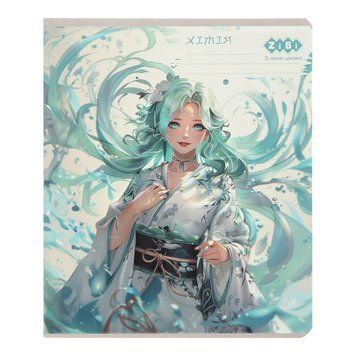 Предметний зошит ZiBi Хімія (Anime) 48 арк. клітинка софт тач + УФ лак (ZB.1704-06) ZB.1704-06 фото