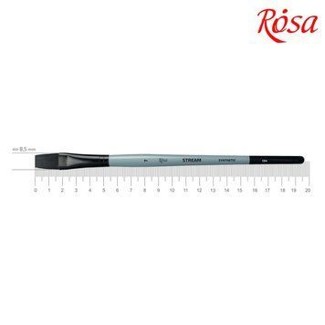 Кисть синтетика Rosa Stream 134 плоска №7 коротка ручка (4823098517146) 4823098517146 фото