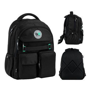 Рюкзак шкільний GoPack Education 183 чорний (GO26-183M-3) GO26-183M-3 фото
