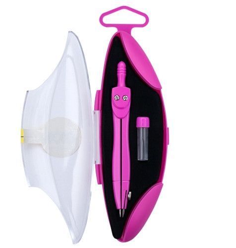 Циркуль ZiBi KIDS Line NEON START з запасним грифелем рожевий (ZB.5323NS-10) ZB.5323NS-10 фото