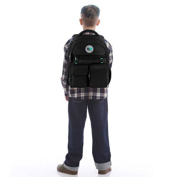 Рюкзак шкільний GoPack Education 183 чорний (GO26-183M-3) GO26-183M-3 фото
